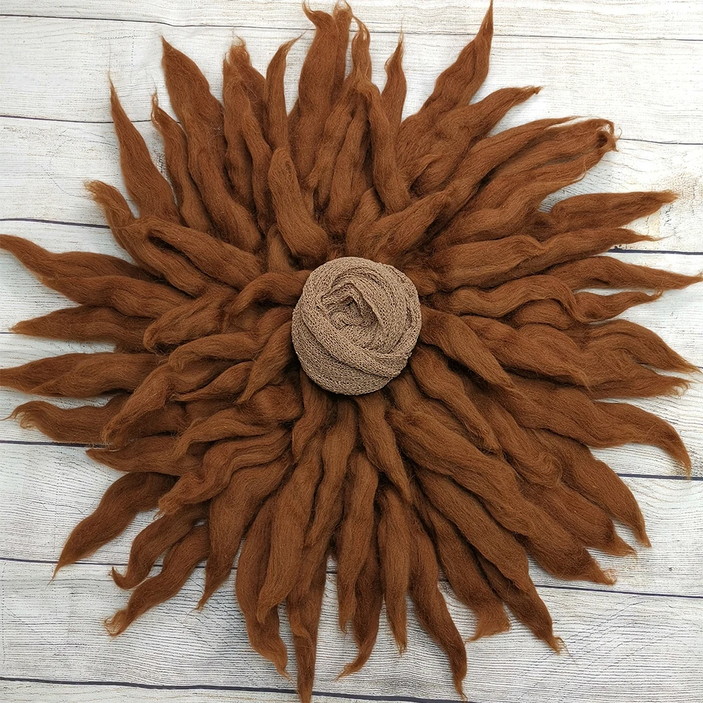 Диаметр = 65 см 100% шерсть Одеяло корзина шерстяной наполнитель выдавливатель для