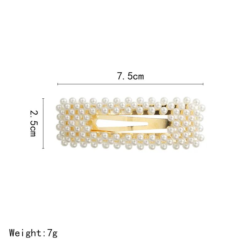 2019 Новая мода жемчужная заколка для женщин Элегантный корейский дизайн оснастки