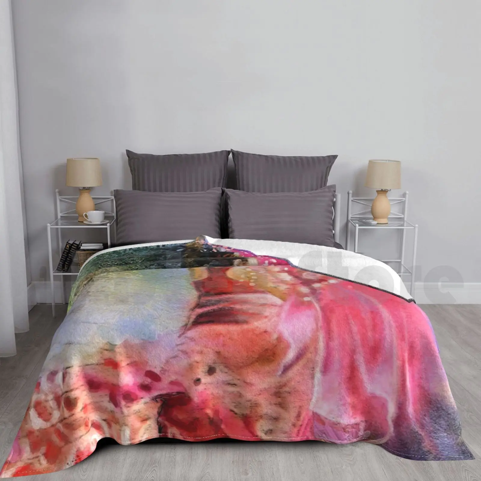 Flamencoscape 13 модное одеяло на заказ картина фламенко искусство танцующий