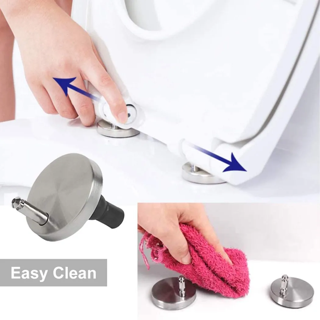

Top Toilet Seat Hinge Fittings Accessories Fittings Hinge Hinges Pair Of
