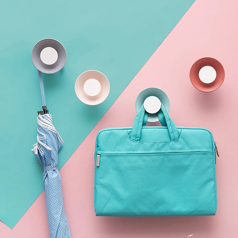 Клейкие крючки милые трубы держатель для хранения ванной комнаты Кухня вешалка