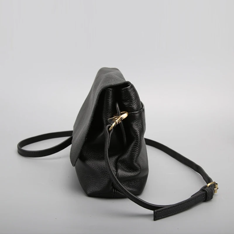 Сумка MJ из натуральной кожи женская саквояж кросс боди воловьей повседневный