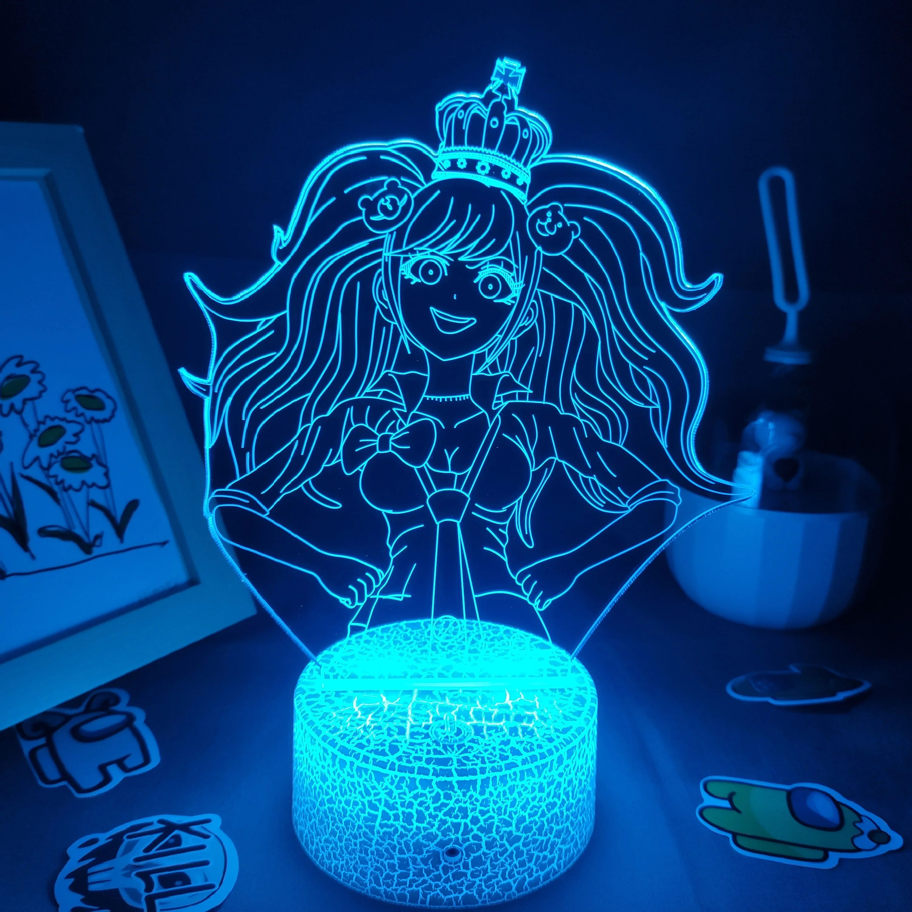 Фигурки светодиодные в стиле аниме данганронпа классный ночник Ибуки миоды