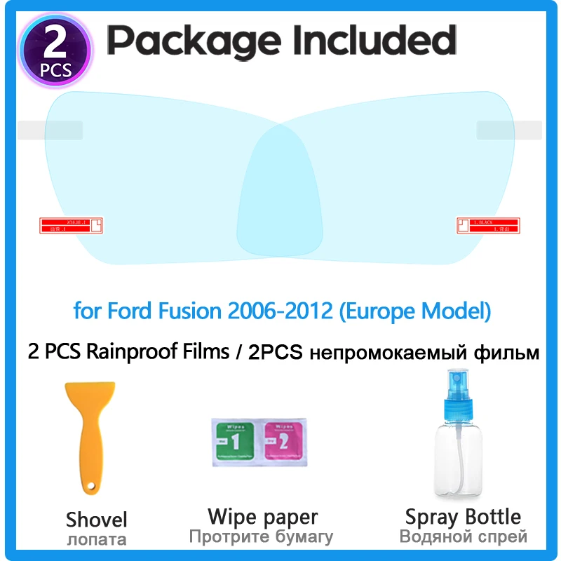 Полноэкранная Защитная противотуманная пленка для Ford Fusion 2006 ~ 2012 европейская