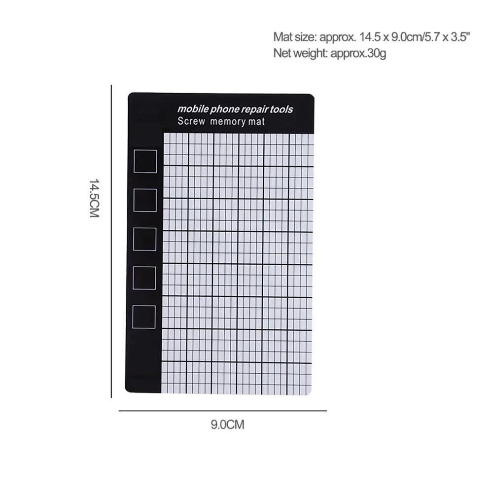 Магнитный винтовой коврик 145x90 мм инструменты для ремонта телефонов и планшетов
