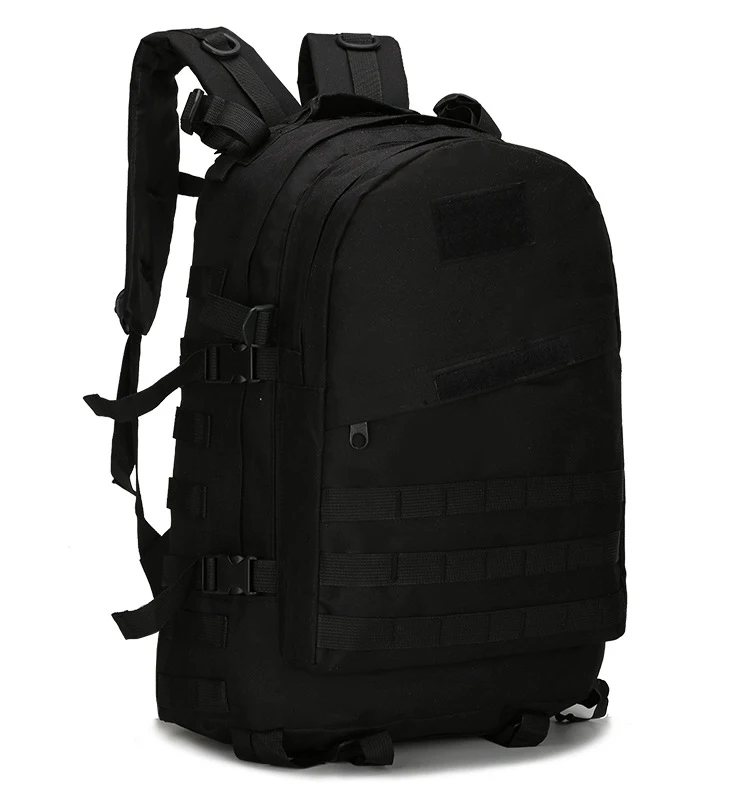 Военный Рюкзак армейский тактический Molle Сумка 1000D нейлоновый рюкзак открытый охотничий Кемпинг Пешие прогулки путешествия камуфляж 50L рюкзак - Цвет: Black 2