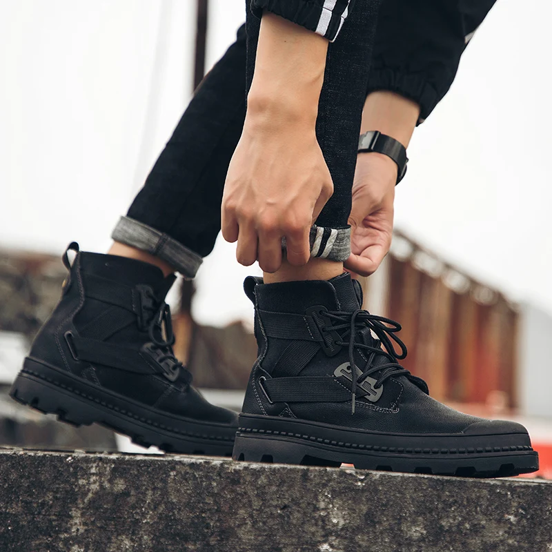 

Casual Loafers Shoes For Men Casual Men's Sneakers Men Leisure Shoes Sneaker Man Shoe Black Mens Hot Sale Leather Flat