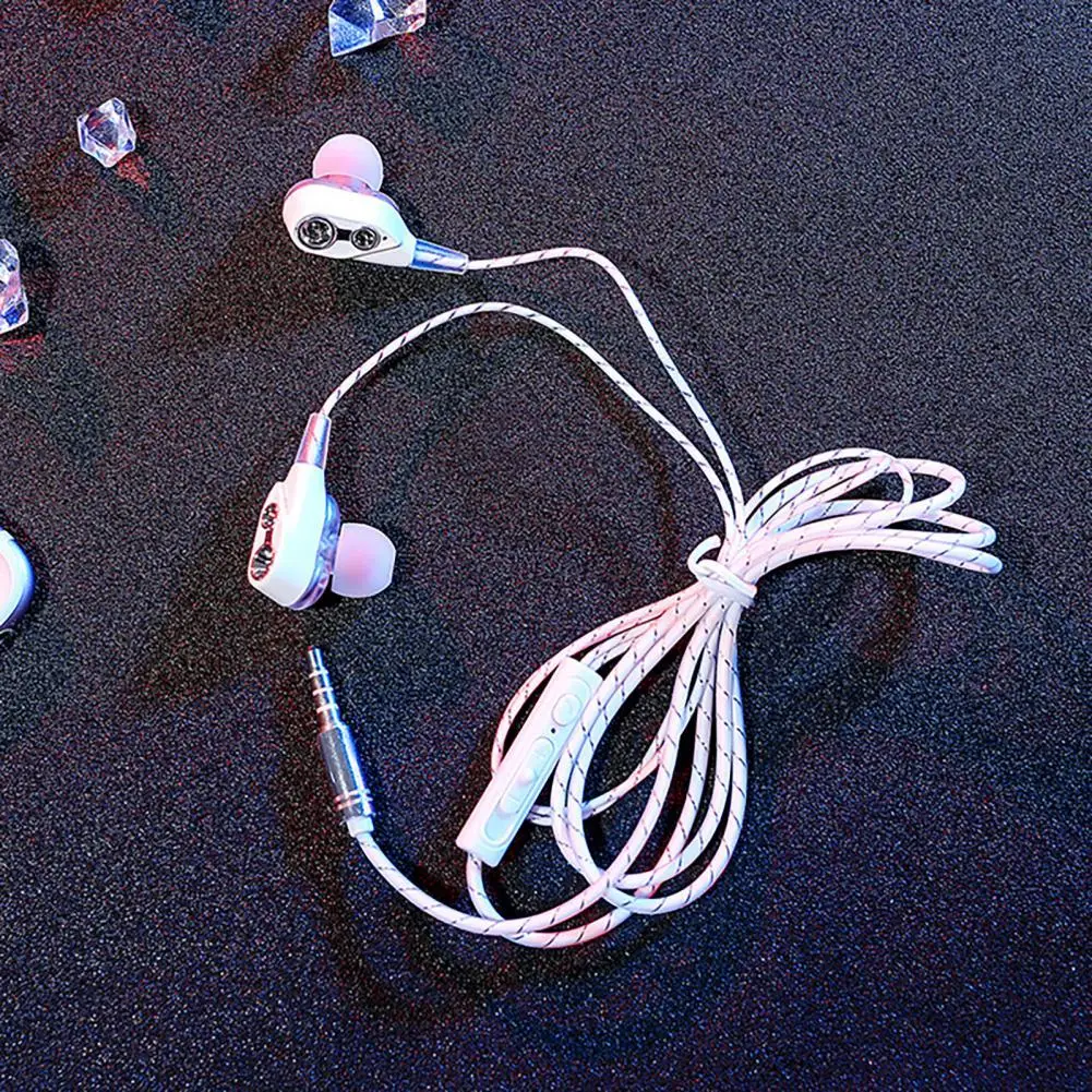 

Universal Convenient Wired Earphone High Fidelity Noise Reduction Universal 3.5mm Stereo In-ear Earbud for Calling Accessories