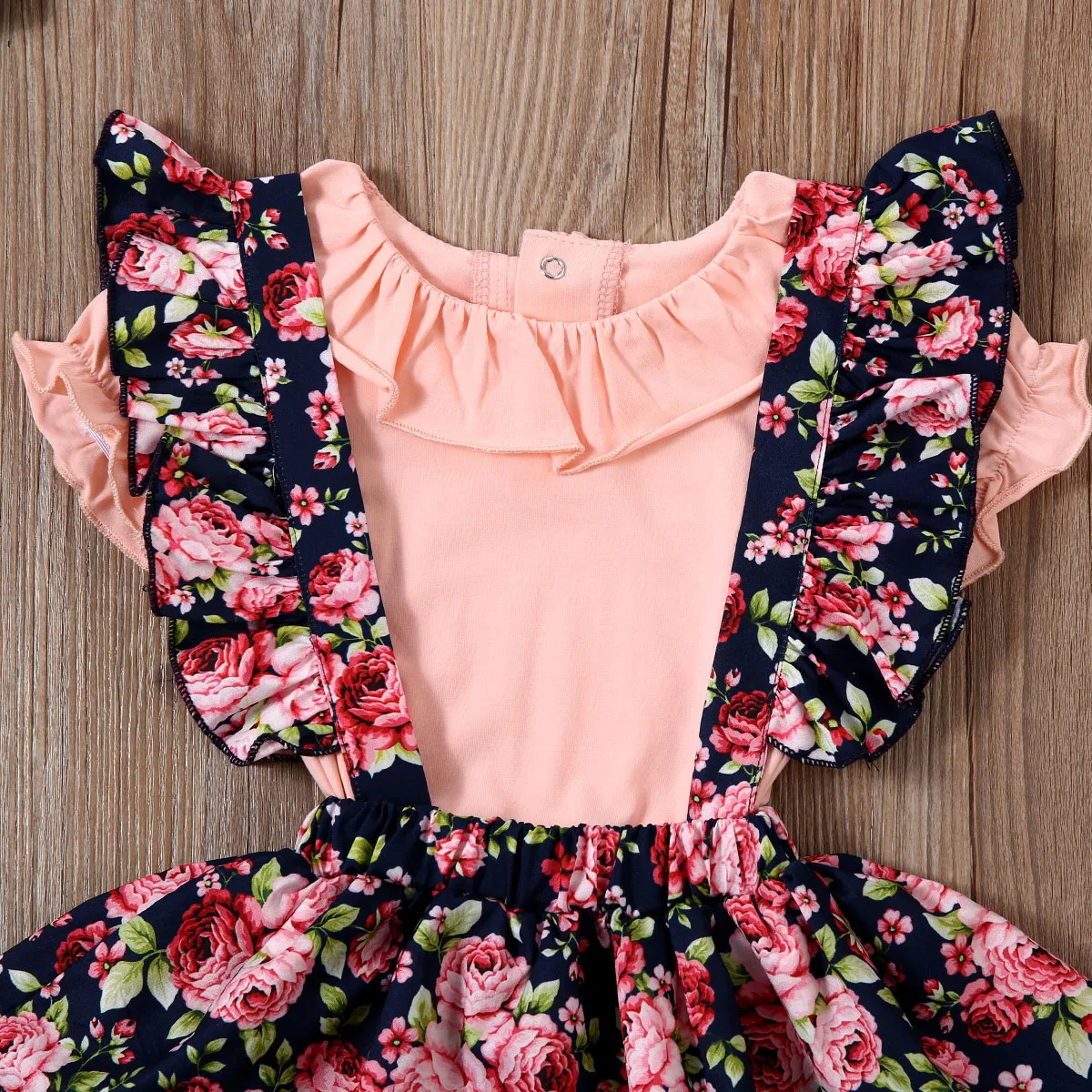 Pudcoco Одежда для новорожденных детская одежда маленьких девочек Комбинезон с