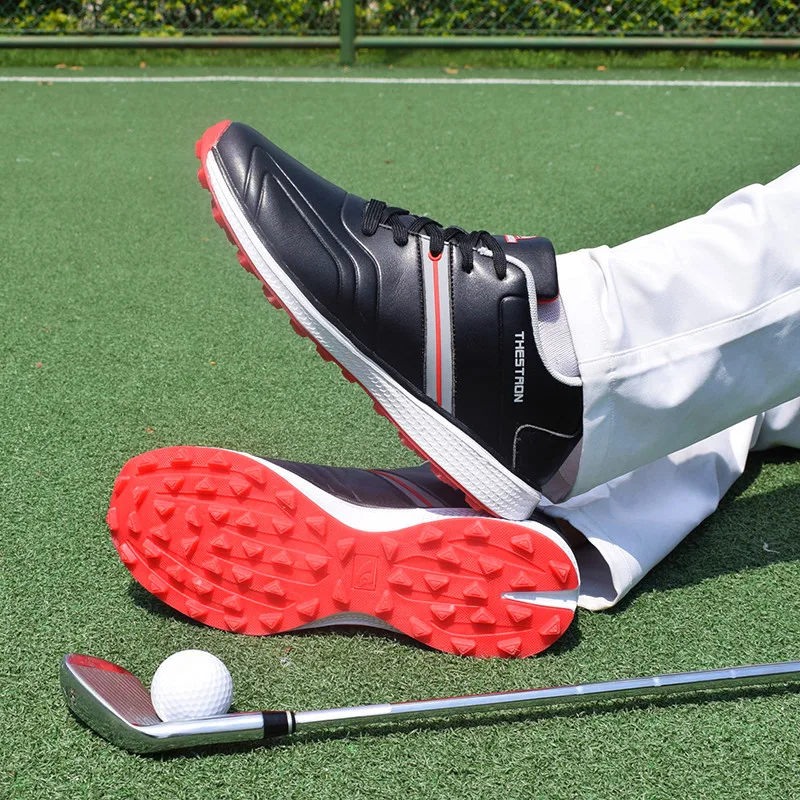 Larger Size US14 Men Golf Shoes Brand Sneakers Lightweight Lace-up Walking Sport Trainer Male Footwear | Спорт и развлечения
