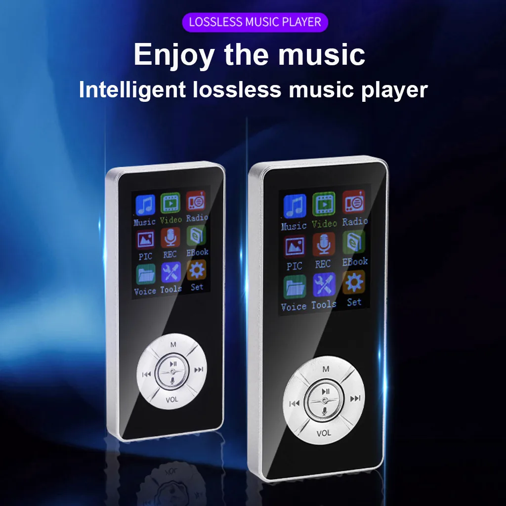 2019 MP3-плеер Bluetooth hifi мини-музыкальный плеер без потерь с fm-радио динамиком