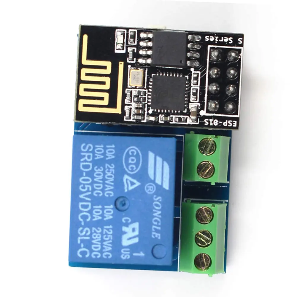 

DC 5V Relay Module Board ESP8266 ESP-01S WiFi Remote Relay Module Multi-functional for Intelligent Home Development Board