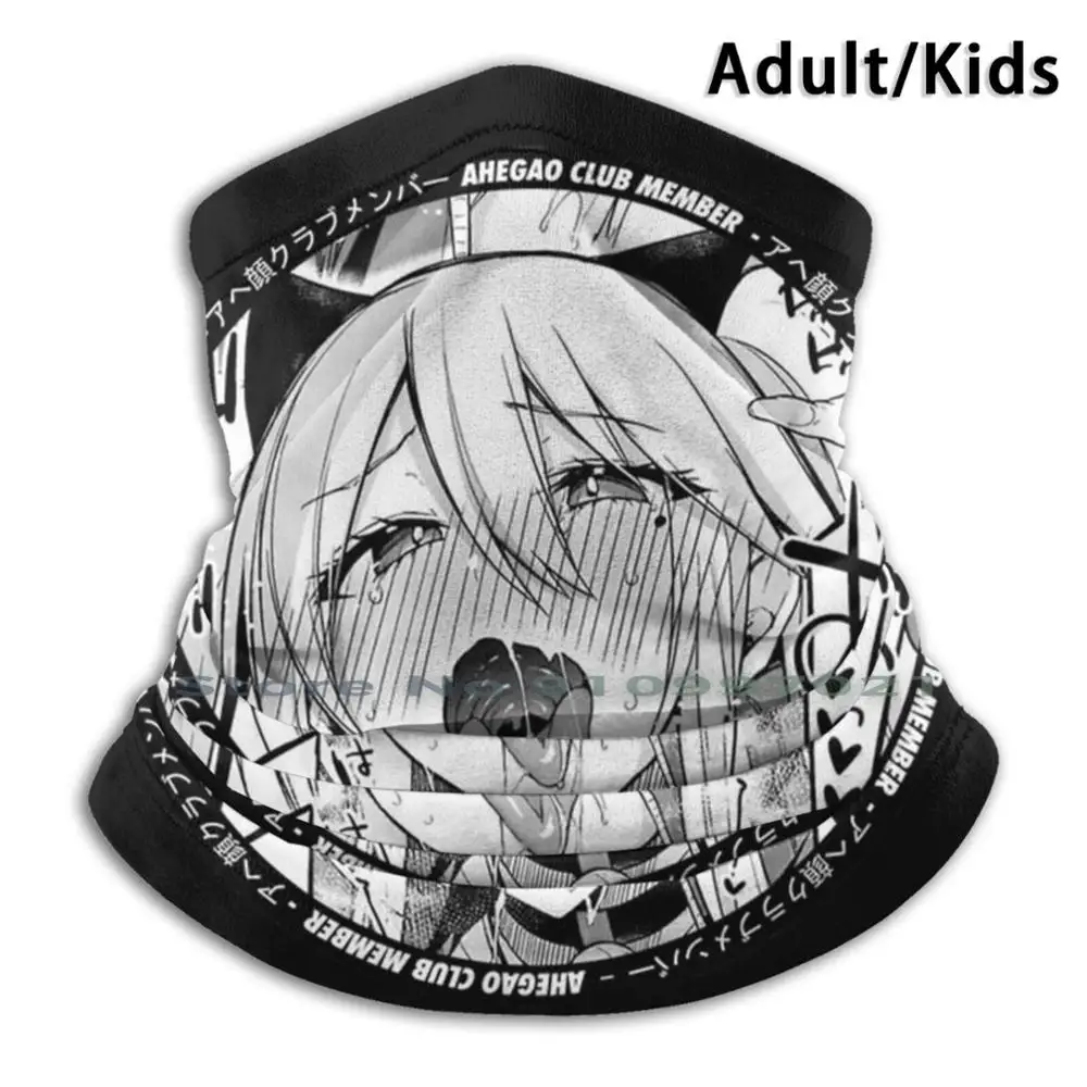 

Значок Ecchi для клуба манга, шарф, маска, обогреватель для шеи и лица, фуляр, бандана, маскарилья, эчи, манга, сексуальный аниме Kawaii
