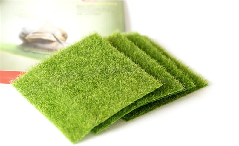 Мха для миниатюрный садовое Украшение DIY гриб ремесло горшок Фея искусственная