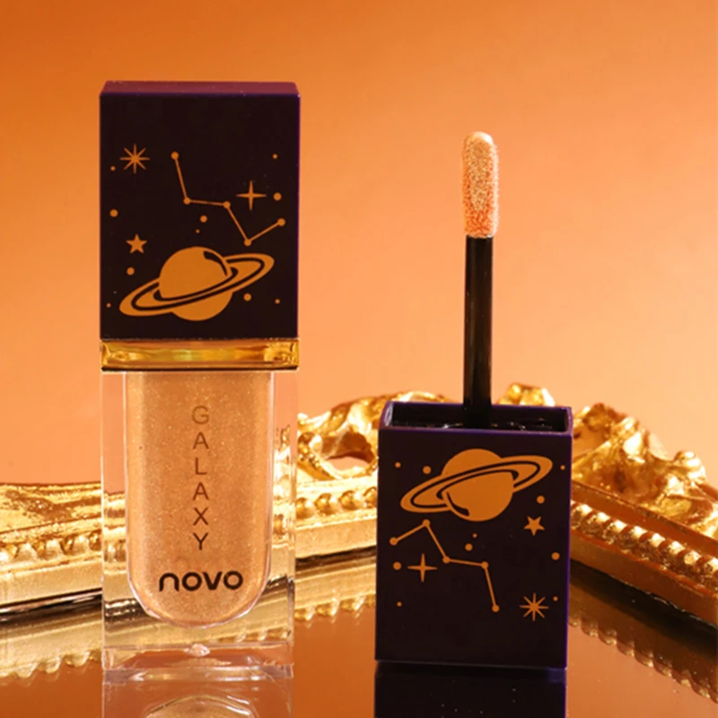 NOVO Galaxy Liquid Highlighter Tint Makeup Diamond Shine Shimmer Glow 3D Facial Long Lasting Waterproof Natural Beauty Cosemtic | Красота и