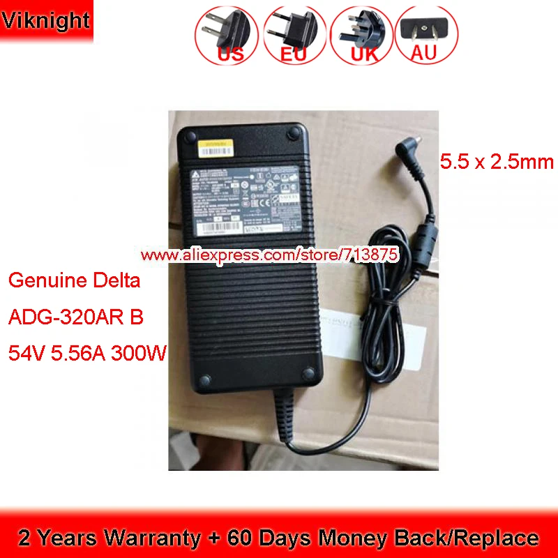 

Genuine Delta ADG-320AR B 54V 5.56A 300W Charger AC Adapter for ADP320AR Laptop Power Supply