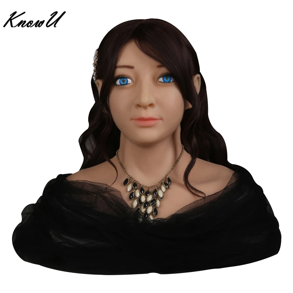 Силиконовая женская маска для косплея транссексуалов |