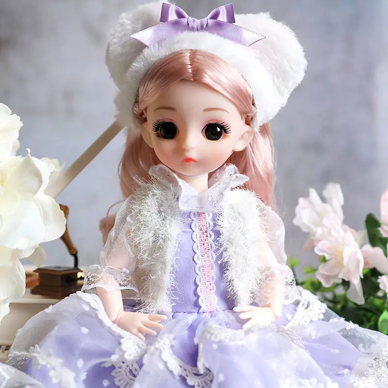 

Кукольный домик: куклы 30 см, костюм принцессы, 22 шарнира, 3 d глаза, действительно 6 очков, BJD веб-знаменитости, Детская кукла в подарок