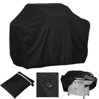 bbq cover black waterproof sunscreen bbq accessories grill cover rain barbacoa anti dust rain gas charcoal electric barbeque