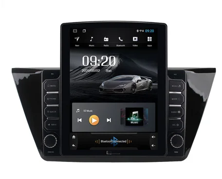 

9.7" octa-core tesla style vertical screen Android 10 Car GPS video Multimedia for VW Touran 2016-2018