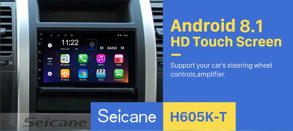Seicane Универсальный 2Din Android 8,1 8-ядерный автомобиля gps навигации стерео для Honda Kia Nissan Suzuki Toyota VW hyundai Поддержка RDS 3g