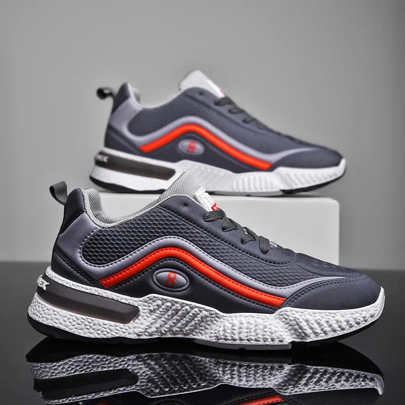 

Men's Lightweight Breathable Sports Shoes Various Colors Casual Shoes Fashion Korean Version of Breathable Casual Running Shoes