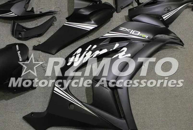 ABS мотоцикл полный обтекатель комплект подходит для kawasaki Ninja ZX-10R zx10r 10r 16 17 Пользовательские черный матовый белый