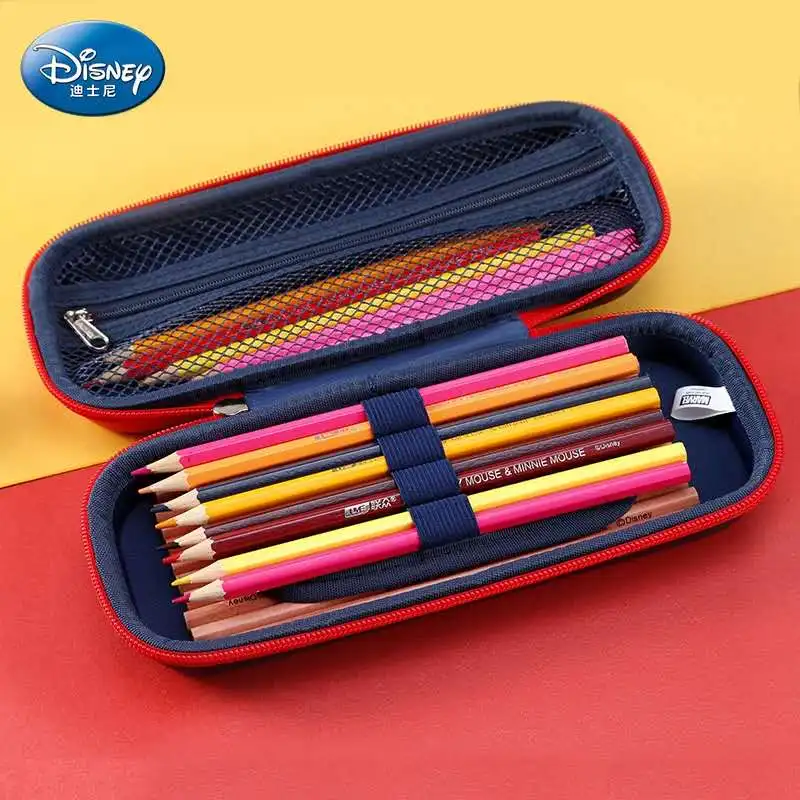 Disney New carton pencil case for boys  pencil bag captain america spider man stationery box pencil bag boys gifts mochilars