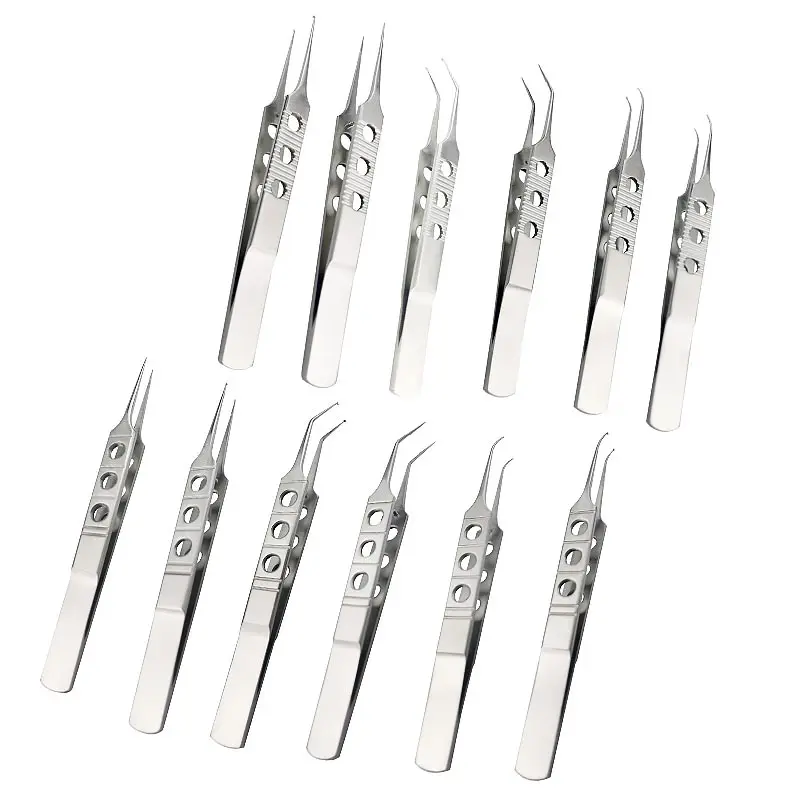 Щипцы Micros прямые/изогнутые пинцеты платформы из нержавеющей стали