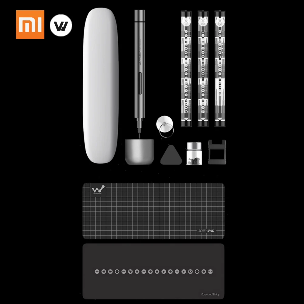 Wowstick 1F Pro + 56 бит Электрическая Отвертка прецизионная миниатюрная Аккумуляторная