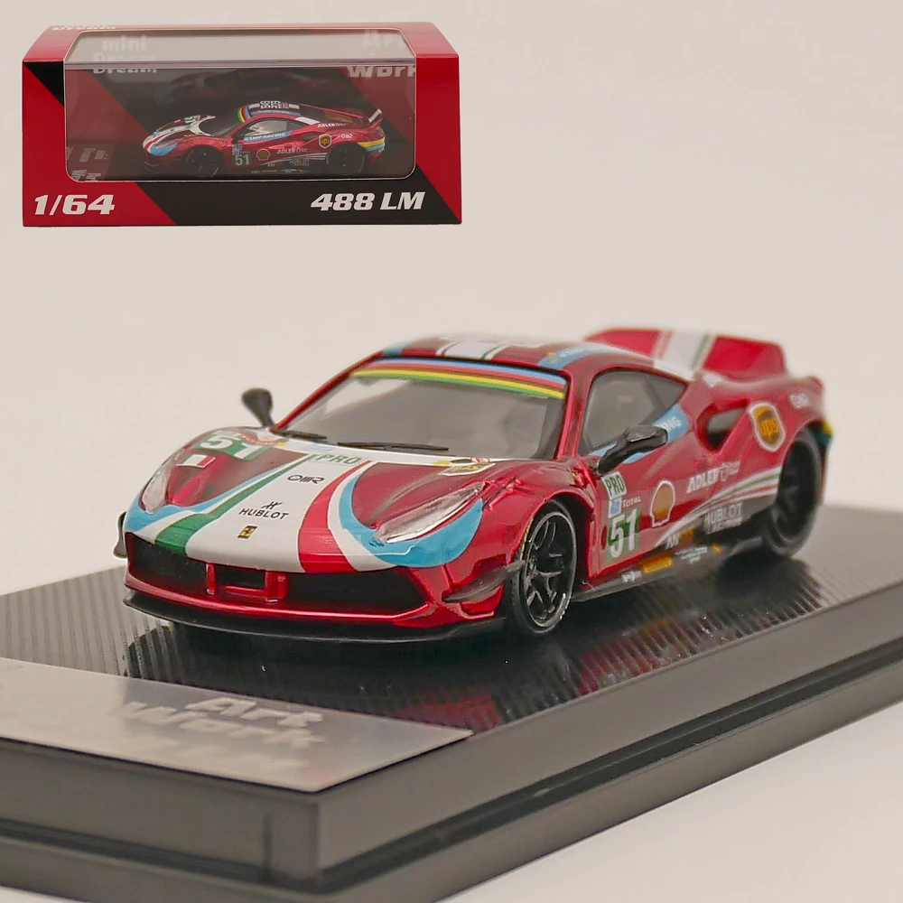 

Mini Dream 1:64 LB 488 LM 2019 Diecast Car Metal Model Alloy Toy