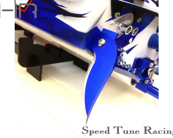 Радиоуправление RC CNC обработанный Регулируемый алюминиевый плавник поворота для