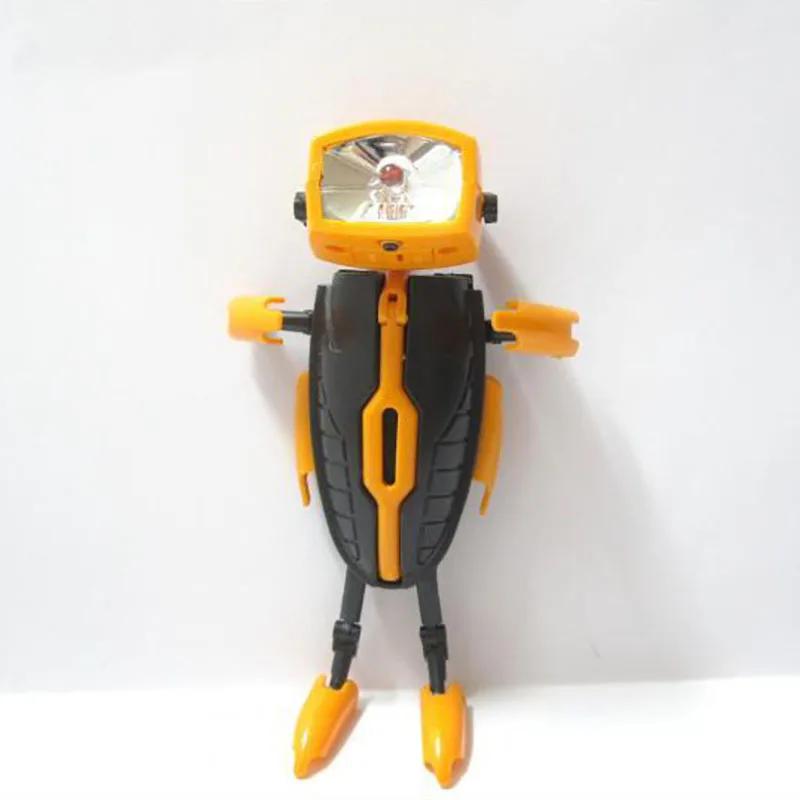 Миниатюрный робот фонарик со светодиодный подсветкой и кой электрическая экшн