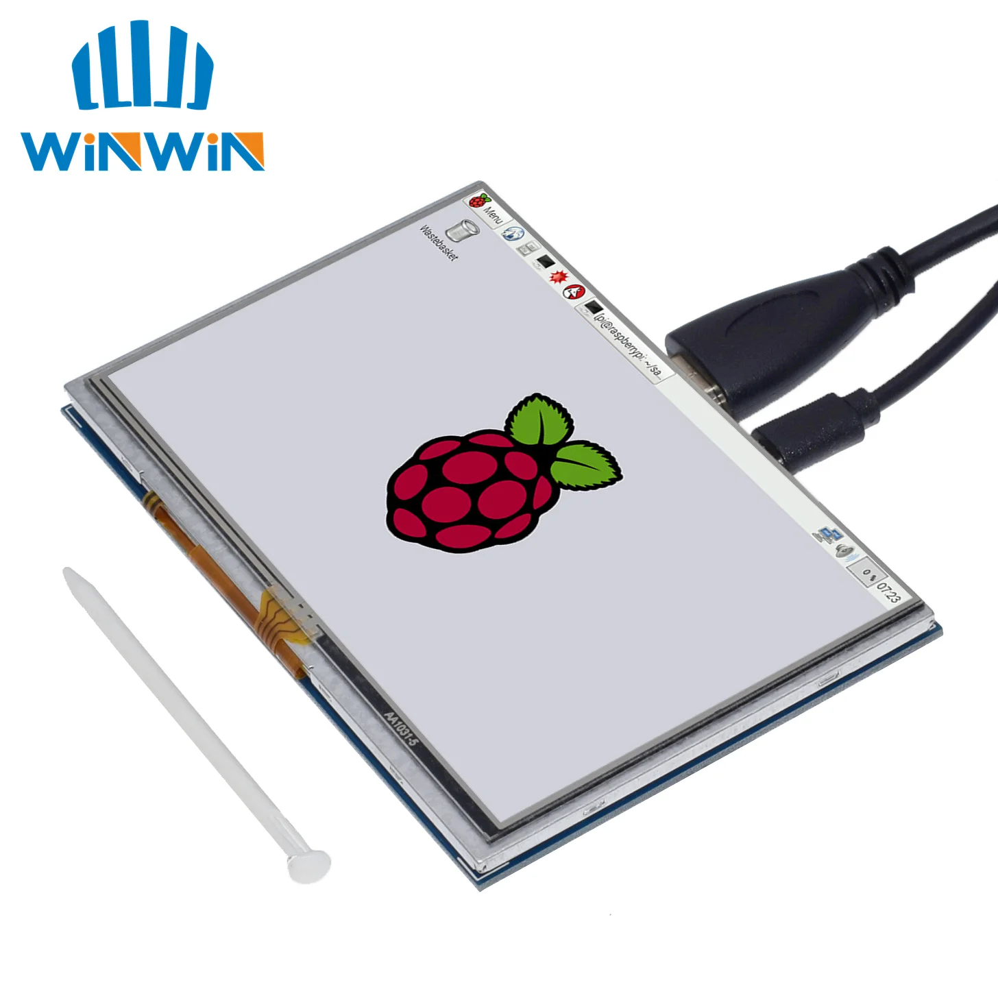 Сенсорный ЖК-экран 5 дюймов ЖК-Дисплей HDMI TFT панель 800*480 для бананового Pi Raspberry 4B 3