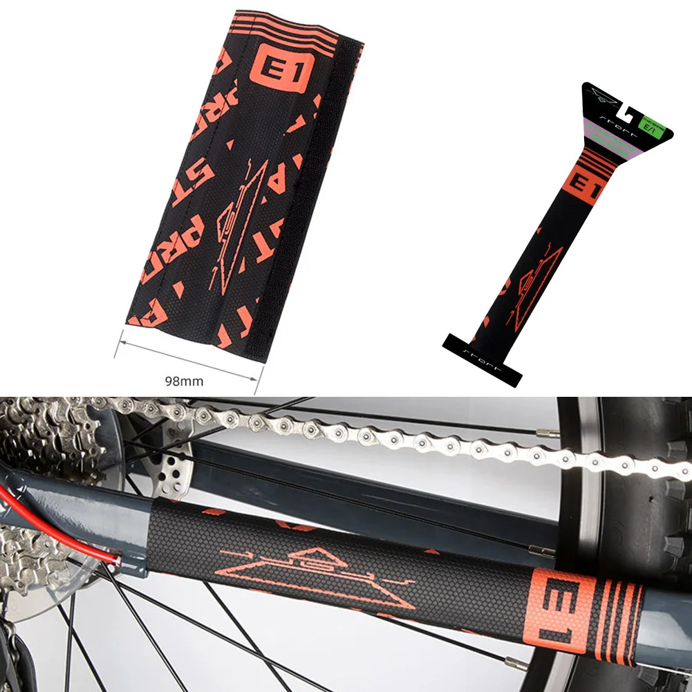 

1pcs Bicycle Frame Chain Protector Protective Pad Wrap Cover Mountain Bike Front Fork Protection Guard Sticker Bike Accessories