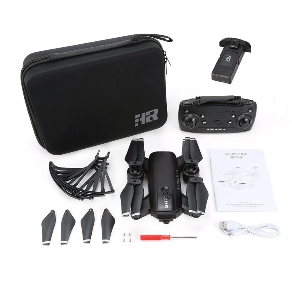 5G 1080P 2B black Кпчш H1G Дрон Квадрокоптер с дистанционным управлением 720 P/1080 P 2,4G/5G Wi-Fi FPV gps Follow Me(следуй за мной режим складной 25 минут времени полета Дрон Квадрокоптер с дистанционным управлением - Цвет: 5G 1080P 2B black