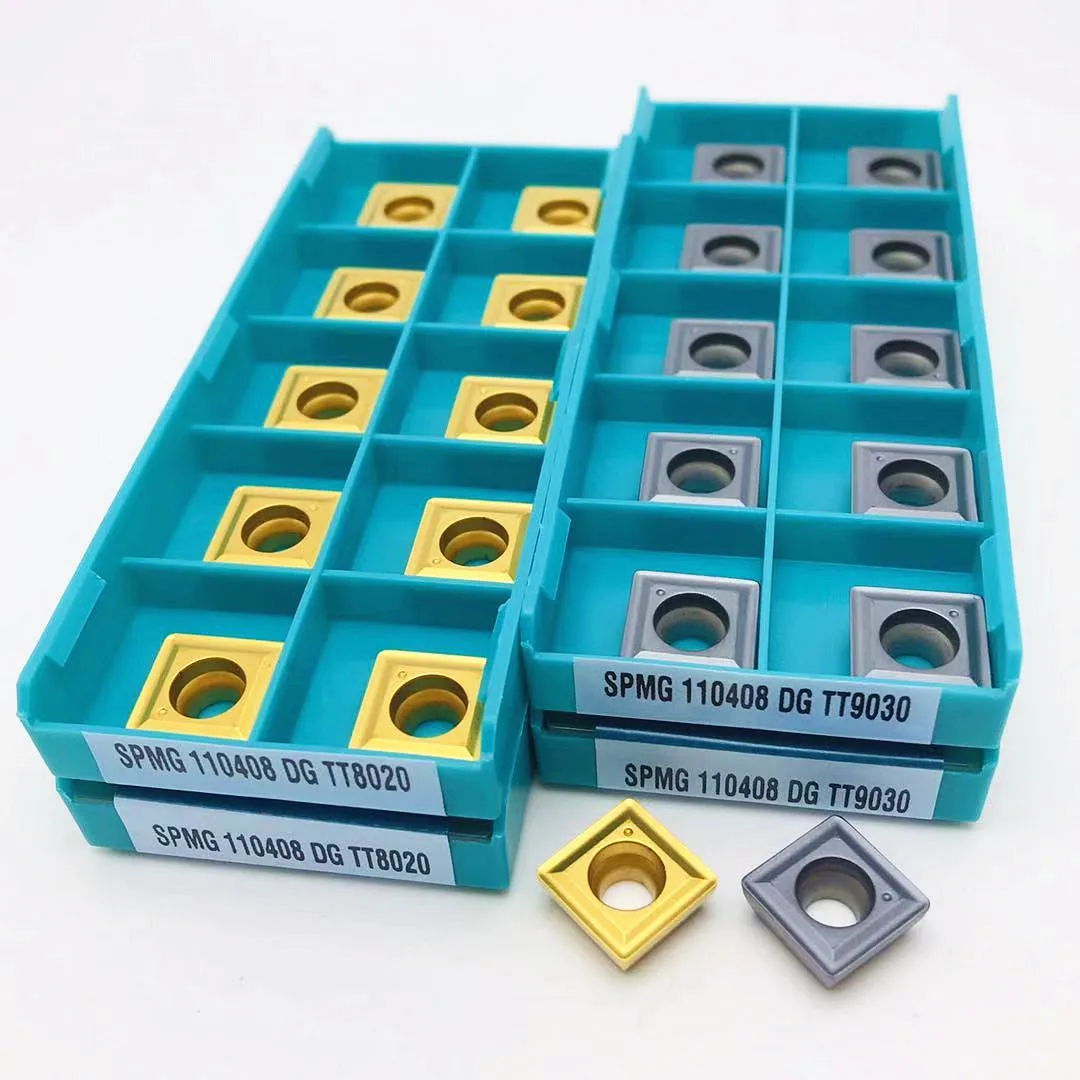 

Индексируемые карбидные вставки SPMG110408 DG TT9030 TT8020 для Расточного металла SPMG 110408, аксессуары для станков, токарные инструменты, 10 шт.