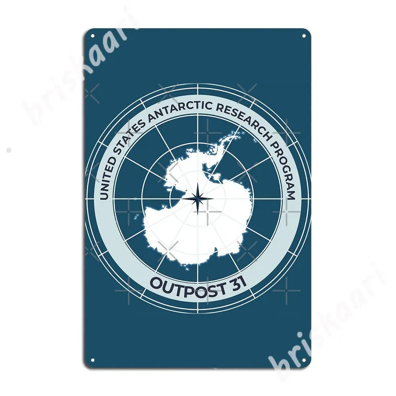 The Thing - Outpost 31 значок металлические знаки Настенная роспись паб гараж настенная