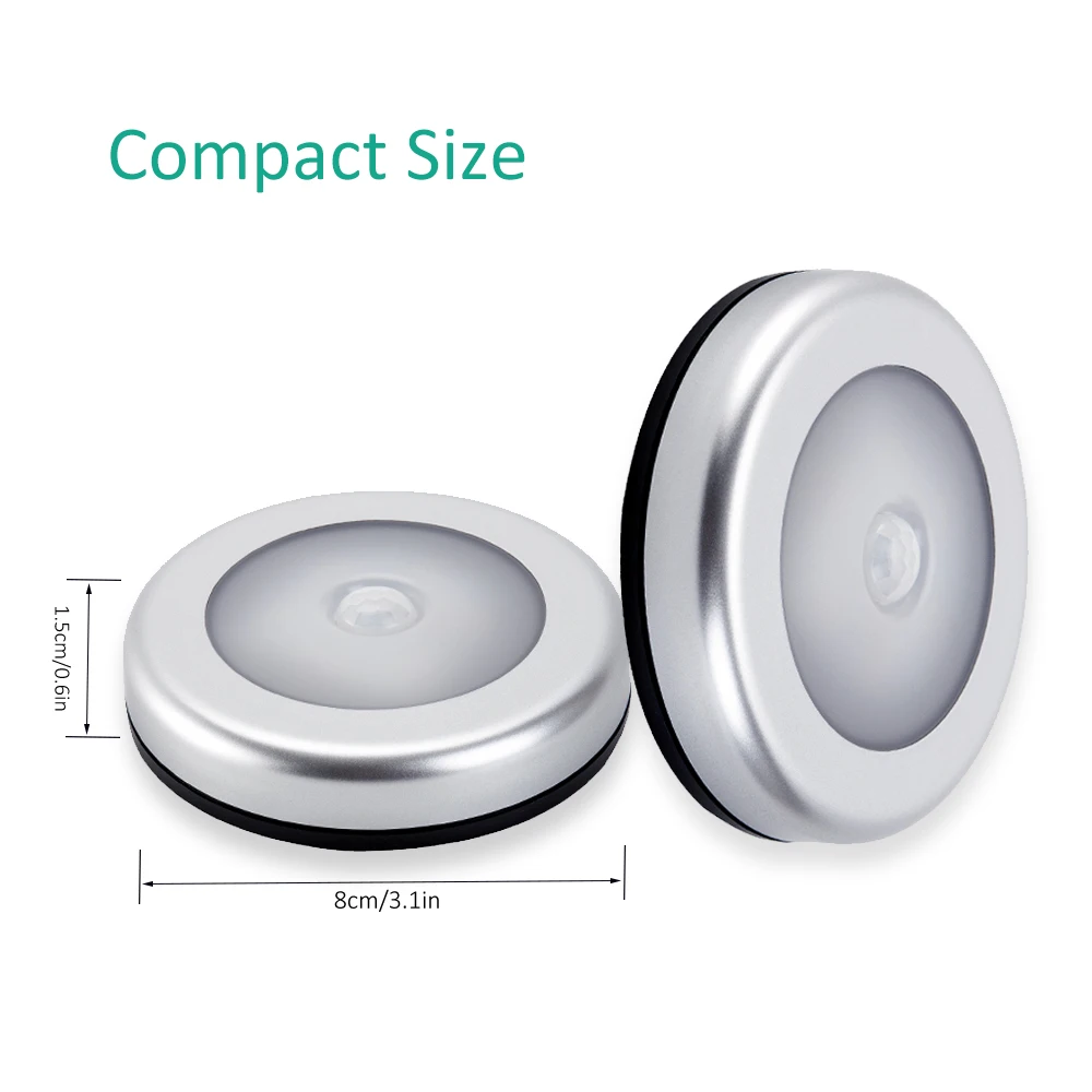 Ночник с 6 светодиодами детский ночник магнитный инфракрасный настенный