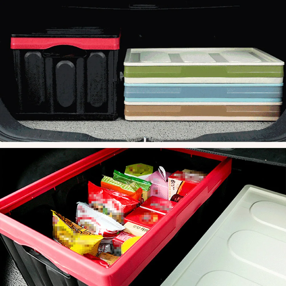 

Multi-Pocket Car Organizer Waterproof Foldable Auto Trunk Storage Bag Box Multi-use Tools Car Accessory Large Capacity
