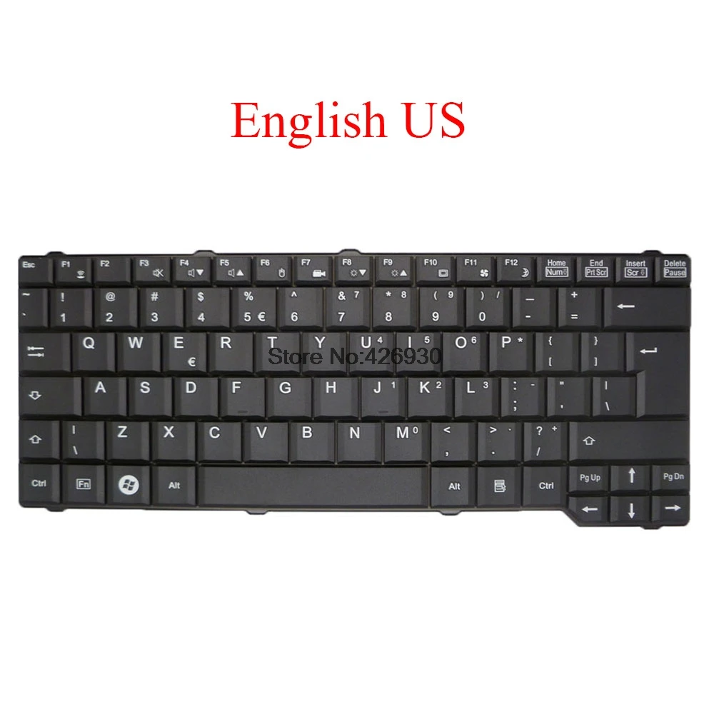 

Laptop Keyboard For Fujitsu For Amilo PA3515 PA3553 PI3525 PI3540 SA3650 NSK-F3001 9J.N0N82.001 English US black big enter new