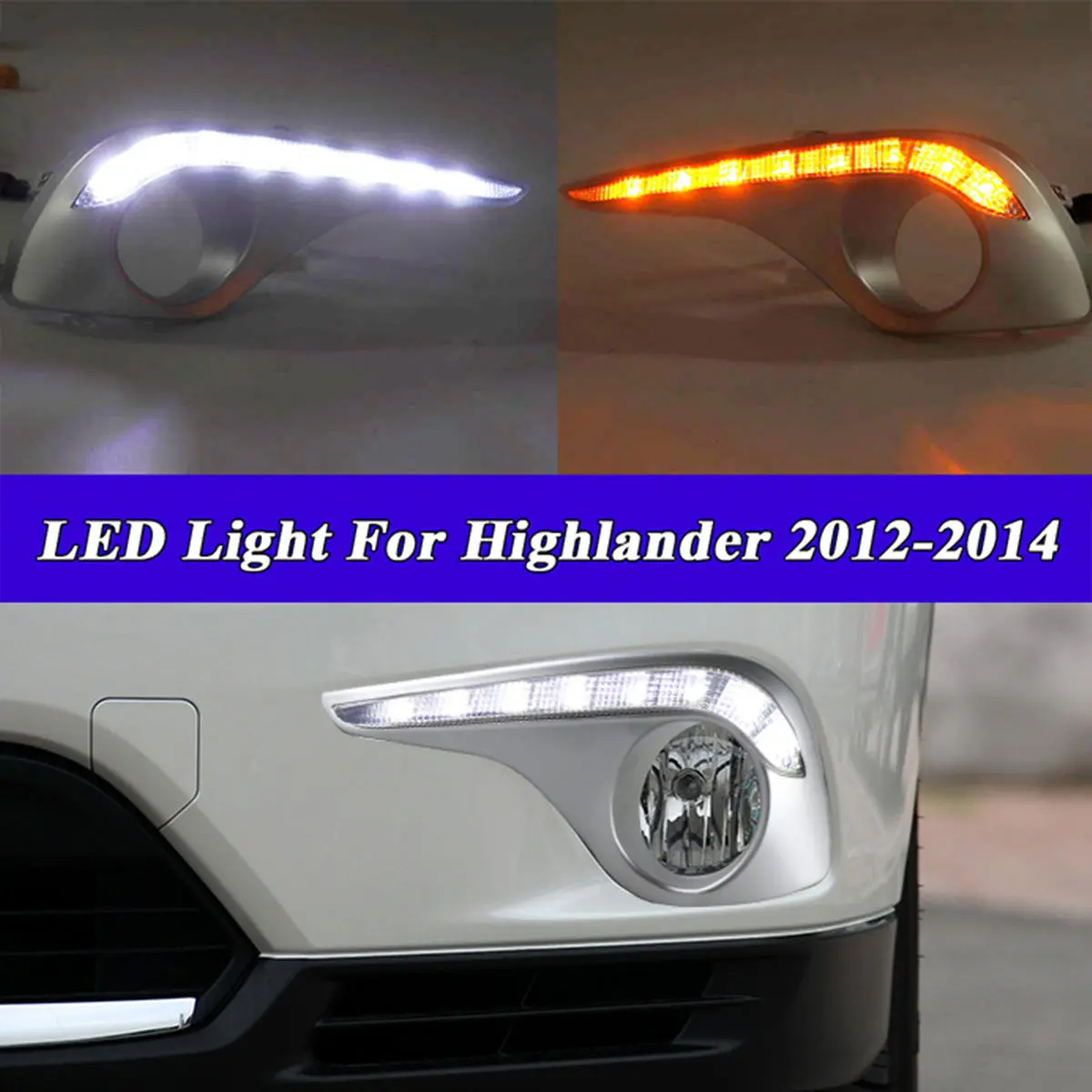 Автомобильные водонепроницаемые стильные поворотники светодиодный дневные