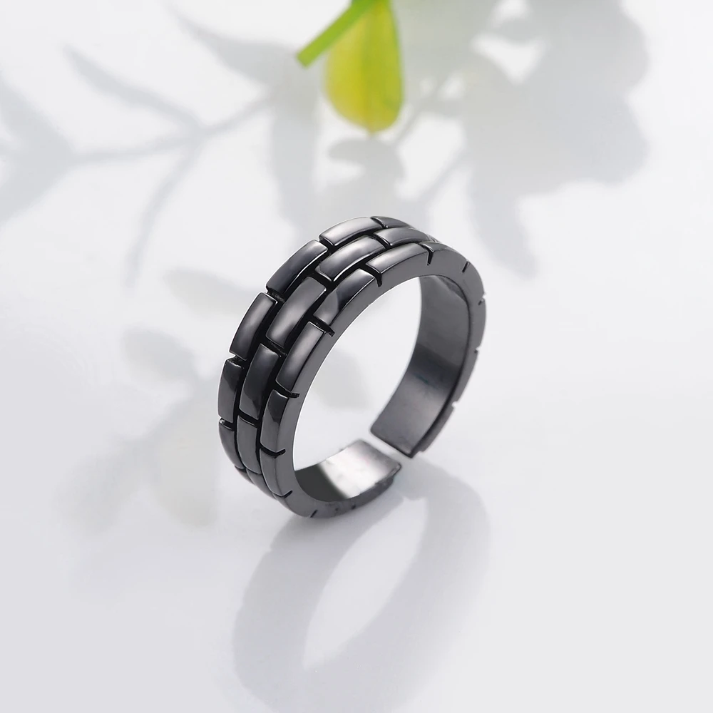 SDA 925 Серебряные открытые регулируемые мужские кольца китайский стиль Великая