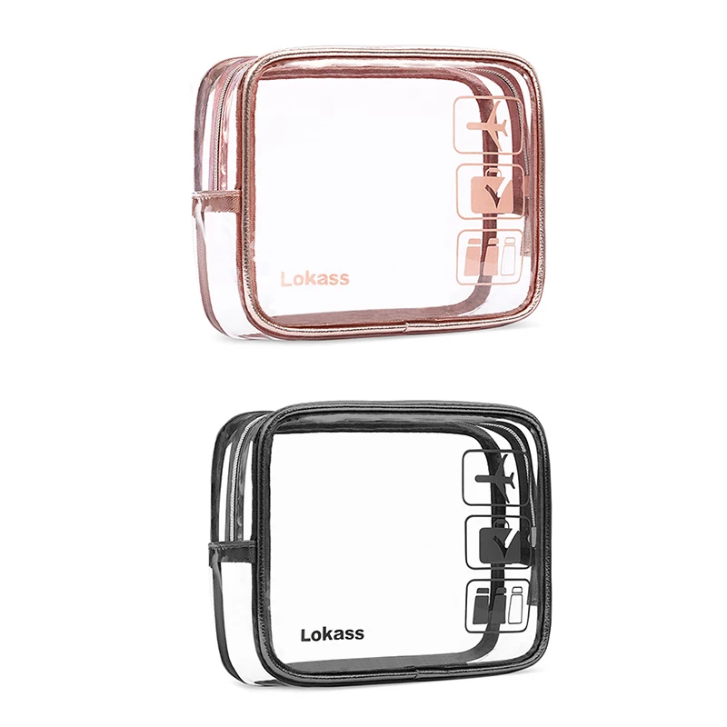 Модные короткие женские косметички многофункциональные прозрачные