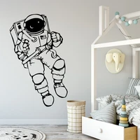 great astronaut wall sticker home decoration accessories for kids room decoration vinyl art decal in the childrens roon