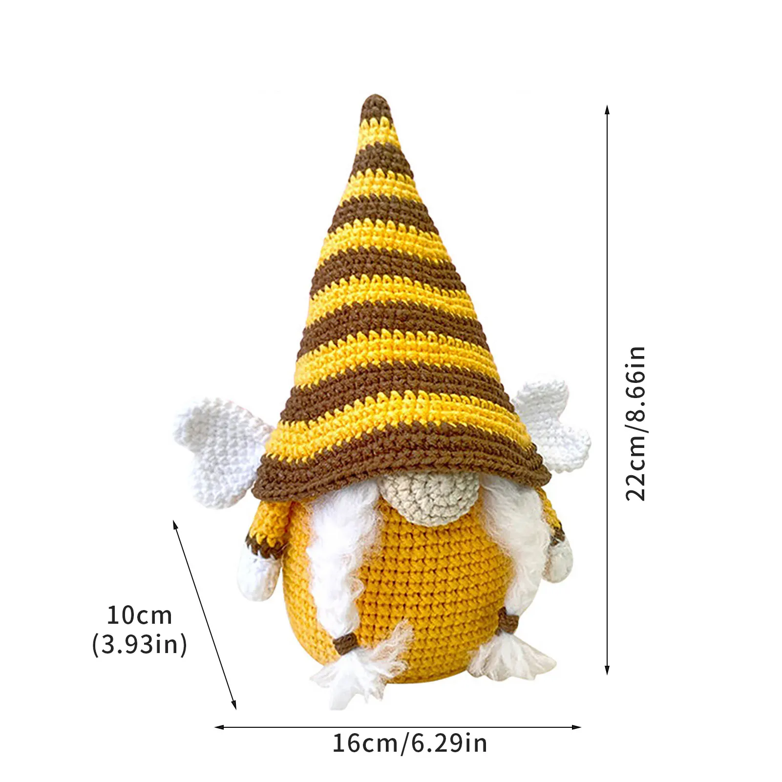 

Bumble Bee Striped Gnome Doll Scandinavian Swedish Cute Bee Faceless Elf Ornament Kid Toy Gift Home Table Decor