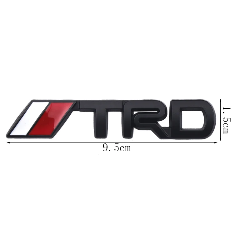 Автомобильный Стайлинг 3D металлический TRD гоночный автомобиль значок эмблема