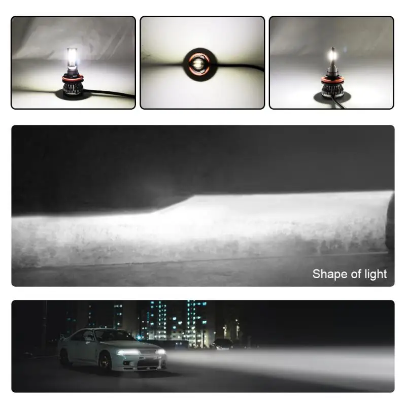 

Mini H1 H7 Led Headlight Bulbs HB2 Hi Lo LED Car Lights H4 LED 9012 H11 HB3 9005 HB4 9006 6000K 90W 12V 24V 12000LM Headlamps