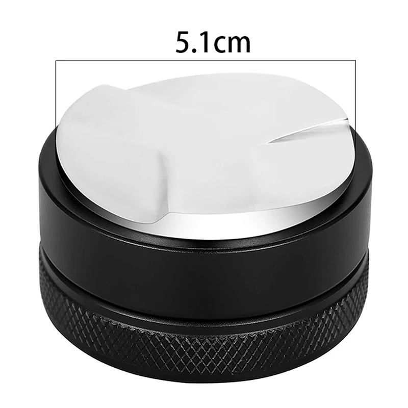 Compactador de caf&eacute; de acero inoxidable, 51MM/58MM, distribuidor de caf&eacute; en polvo, martillo, accesorios de caf&eacute; para el hogar-5