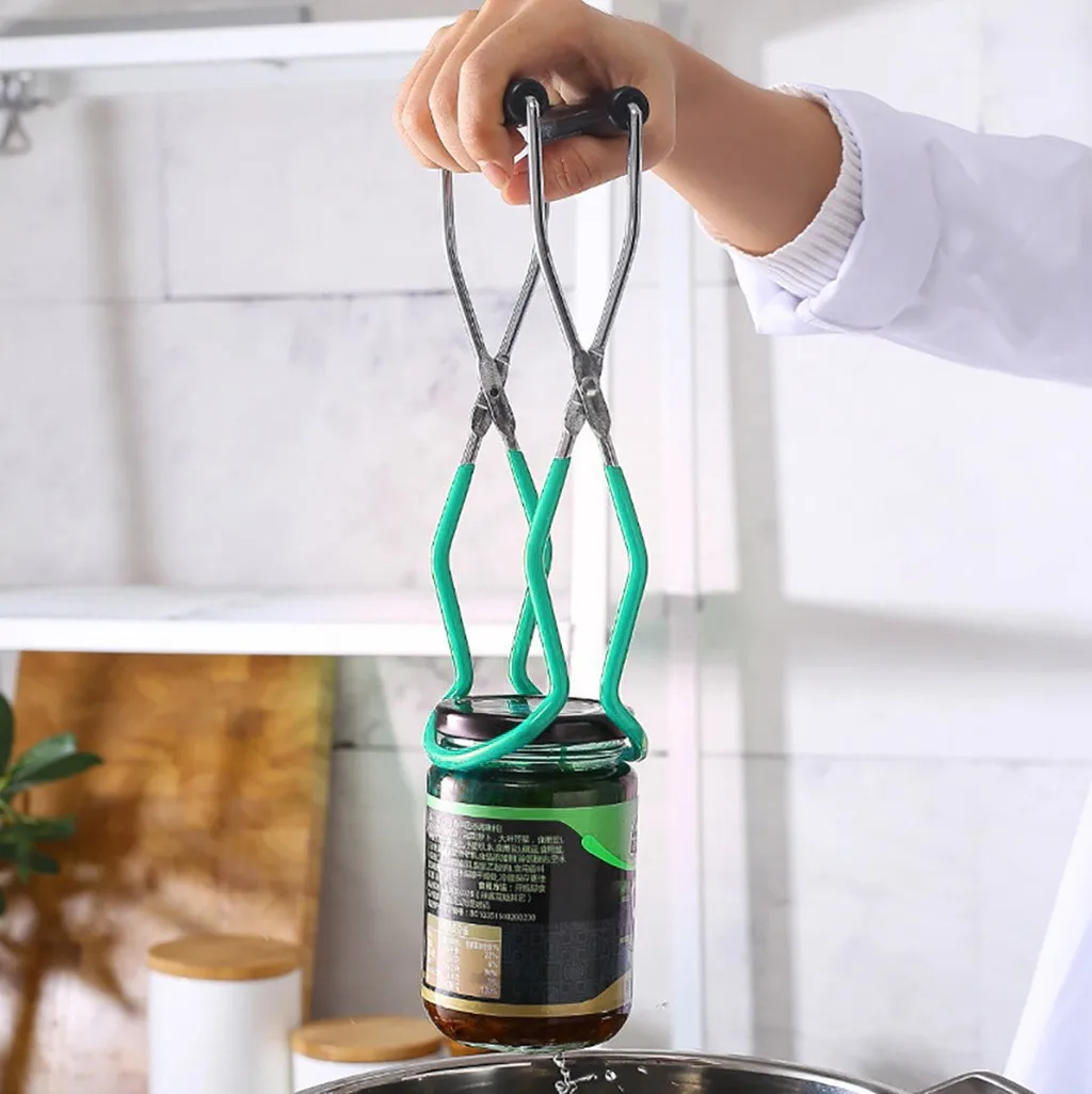 1 шт. консервировочная банка щипчики из нержавеющей стали подъемник с рукояткой